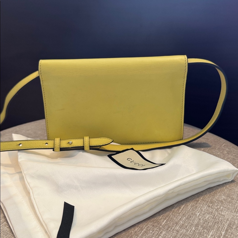 Gucci Lime Green Crossbody WOC - Picture 3 of 8